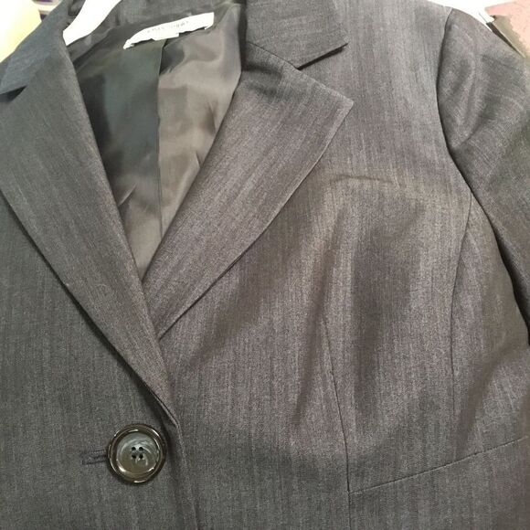 NWOT. Jones Studio Women’s Charcoal Blazer/Dress Jacket Sizes 12 and 14 - Picture 8 of 15